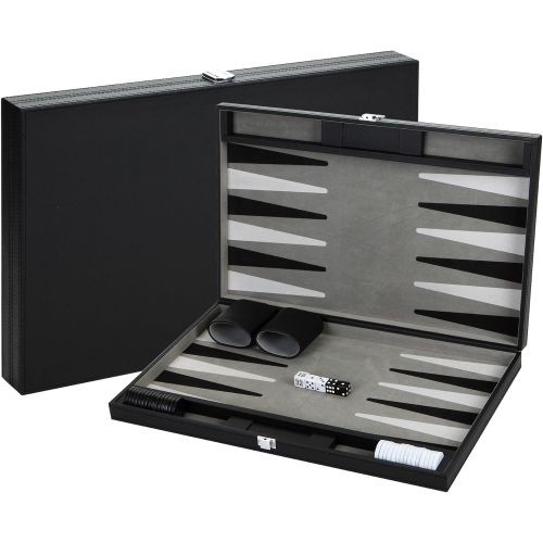  Hathaway Premium Backgammon Set Black