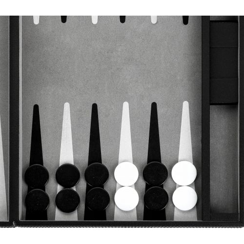  Hathaway Premium Backgammon Set Black