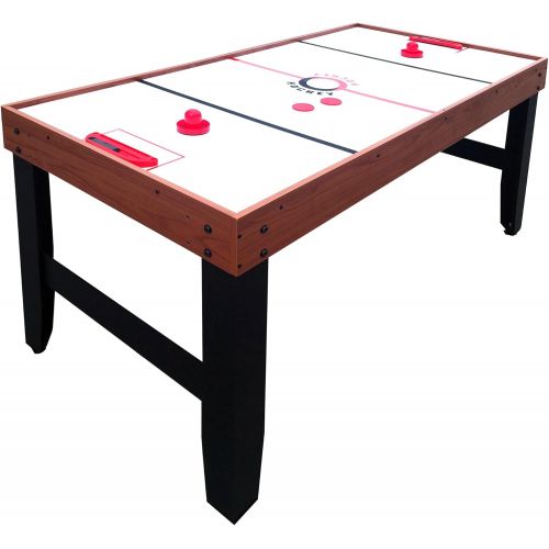  Hathaway Accelerator 4-in-1 Multi-Game Table with Basketball, Air Hockey, Table Tennis and Dry Erase Board for Kids and Families