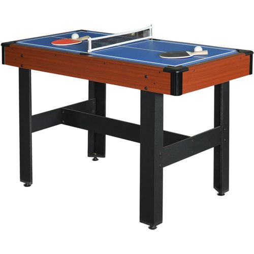  [아마존베스트]Hathaway BG1131M Triad 3-in-1 48-in Multi Game Table with Pool, Glide Hockey, and Table Tennis for Family Game Rooms
