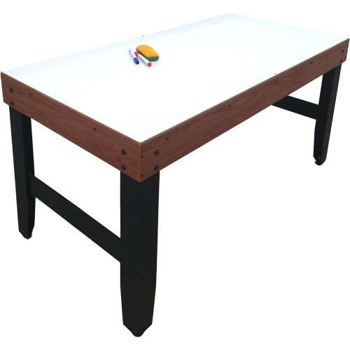  [아마존베스트]Hathaway Accelerator 4-in-1 Multi-Game Table with Basketball, Air Hockey, Table Tennis and Dry Erase Board for Kids and Families