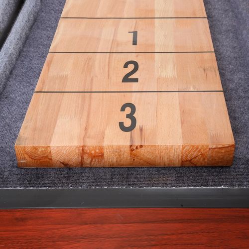  [아마존베스트]Hathaway Challenger Shuffleboard Table w Dark Cherry Finish, Hardwood Playfield and Storage Cabinets