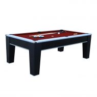 Hathaway Mirage 7.5 Pool Table, BlackRed