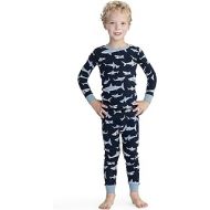 Hatley Boys Organic Cotton Long Sleeve Printed Pajama Sets