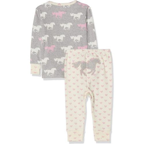  Hatley Baby Girls Organic Cotton Long Sleeve Mini Pajama Sets