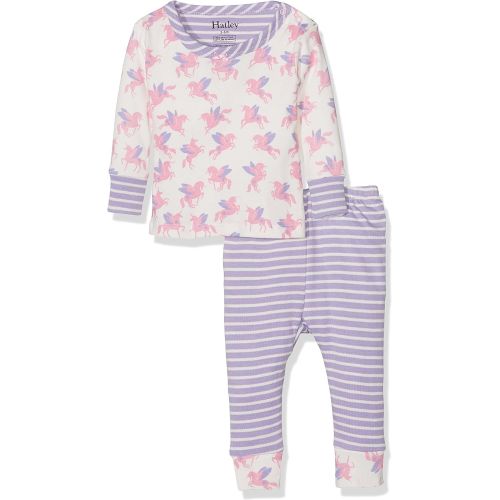  Hatley Baby Girls Organic Cotton Long Sleeve Mini Pajama Sets