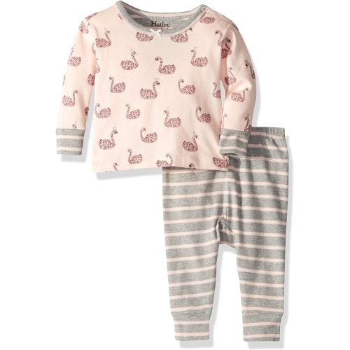  Hatley Baby Girls Organic Cotton Long Sleeve Mini Pajama Sets