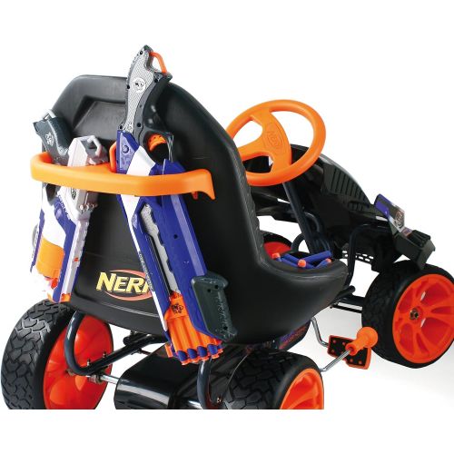  Hauck Nerf Battle Racer Pedal Go Kart, Orange/Grey/Black