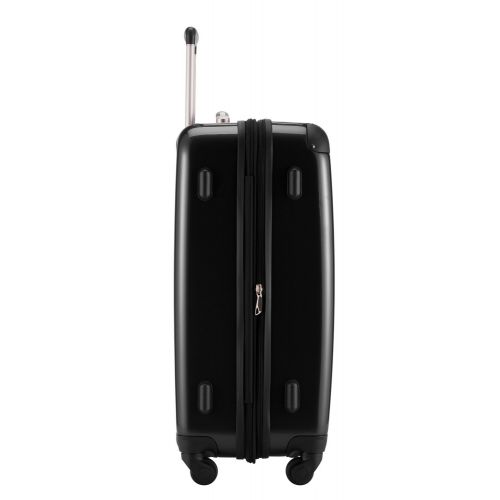  Hauptstadtkoffer HAUPTSTADTKOFFER-Alex-Luggage Suitcase Hardside Spinner Trolley Expandable 24¡° TSA Black