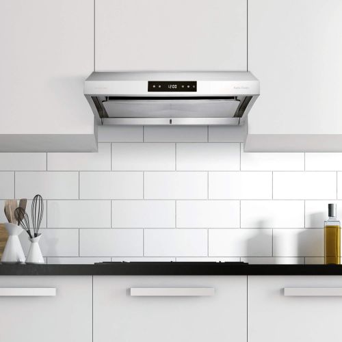  Chef 30” Under Cabinet Range Hood PS10 | PRO PERFORMANCE | Stainless Steel | Touch Screen with High 900 CFM Airflow | Delay Auto-Shut Feature | Bright LED Lights | 3 Speed Settings