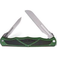 Havalon Knives 9004751 Hydra Double Blade Folding Knife, Hunter Green