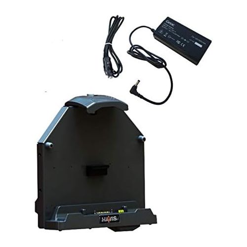  Havis DS-GTC-802-3 Docking Station with Triple Pass-Through Antenna for Getac A140 Rugged Tablet with Power Supply