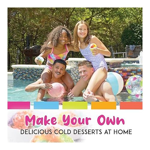  Hawaiian Shaved Ice S900A Snow Cone and Shaved Ice Machine with 2 Reusable Plastic Ice Mold Cups, Non-slip Mat, Instruction Manual, 1-year Manufacturer’s Warranty, 120V, White