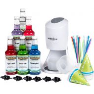 [아마존베스트]Hawaiian Shaved Ice S900A Shaved Ice and Snow Cone Machine with 6 Flavor Syrup Pack and Accessories