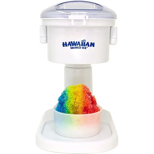  Hawaiian Shaved Ice Kid-Friendly Snow Cone Machine, 120V, White