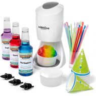 [아마존베스트]Hawaiian Shaved Ice S900A Shaved Ice and Snow Cone Machine with 3 Flavor Syrup Pack and Accessories