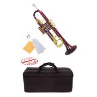 Hawk Lacquer Color Bb Trumpet Purple with Case and Mouthpiece
