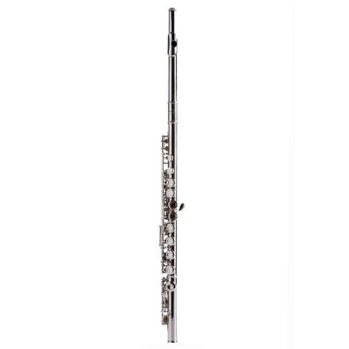  Hawk Nickel Plated Closed Holed Student Flute with Case