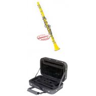 Hawk Yellow Colored Bb Clarinet with Case, Mouthpiece and Reed