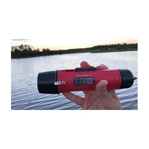  Hawkeye DT1H Handheld Depth Finder with Temperature, 300 Feet