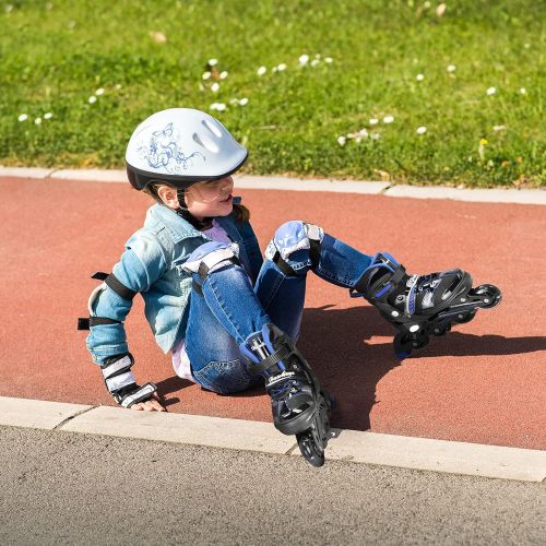  Hawkeye Inline Skates for Kids and Adults with Light Up Wheels, Adjustable Roller Skates for Boys Girls and Youth, Men and Women