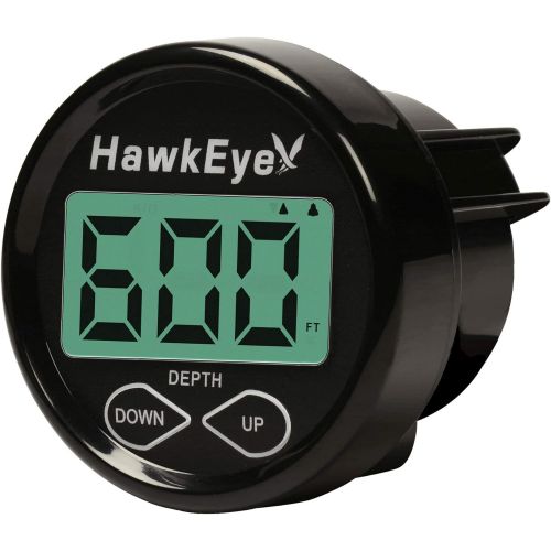  HawkEye DT2BX-TM In-Dash Depth Sounder with Air and Water Temperature (Includes Airmar Transom Mount Transducer)