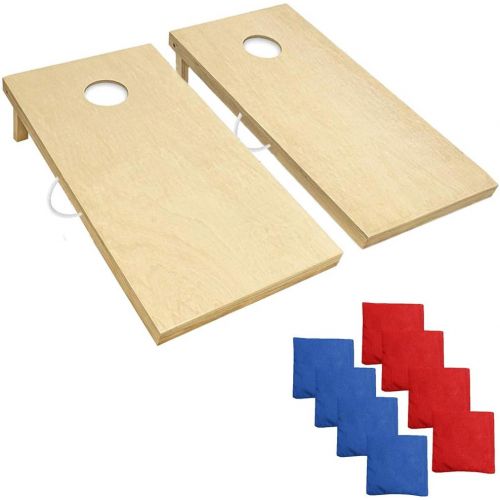  [아마존 핫딜] HaxTON haxTON Cornhole Game Premium Cornhole Sets American MDF 3×2/Wood4×2 Cornhole Game Sets for Kids & Adult with 8 Bean Bags and 2 Cornhole Boards (Regulation and Tailgate Size)