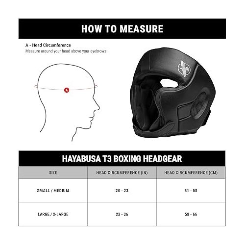  Hayabusa T3 Boxing Headgear Adjustable