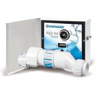 Hayward W3AQ-TROL-HP-TL AquaTrol Salt Chlorination System for Above-Ground Pools up to 18,000 Gallons with Hose/Pipe Fittings, Twist Lock Line Cord and Outlet