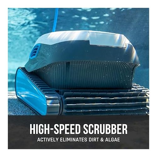  Hayward The Pool Cleaner R130 Robotic Cleaner (2024 New) Dual Scrubbing Brushes, Tangle-Free Cable, Top Load Easy Clean Basket, Smart Navigation, Fine/Ultra Fine Filters for In-Ground Pools up to 50ft