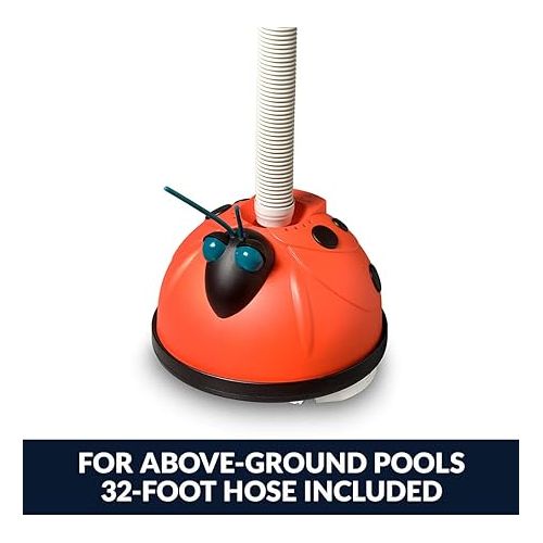  Hayward W3500 Aquabug Above-Ground Suction Pool Cleaner with 32 ft. Hose for Any Size Pool (Automatic Pool Vacuum)