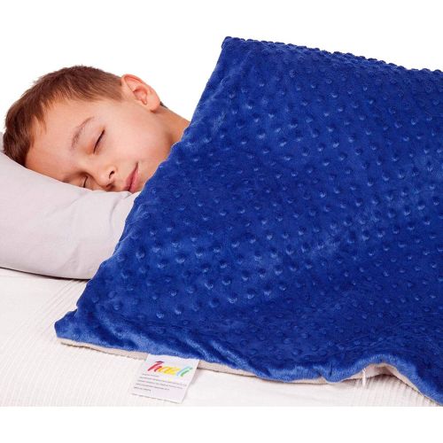  [아마존베스트]Hazli Super Soft 5 Lbs Weighted Blanket for Kids with Removable Cover - 36 x 48 Children Heavy Blanket for Boys Between 40-60 lbs - Kids Weighted Blankets