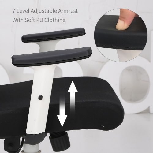  Hbada Ergonomic Office Chair - High Back Adjustable Desk Chair - Mesh Swivel Computer Chair with Headrest and Lumbar Support