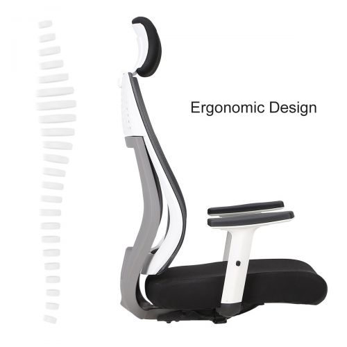  Hbada Ergonomic Office Chair - High Back Adjustable Desk Chair - Mesh Swivel Computer Chair with Headrest and Lumbar Support