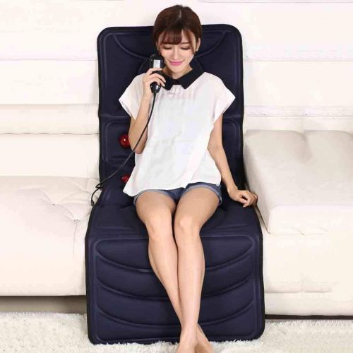  Hcwlxjy Massage Mattress Multifunction Electric Infrared Heated Pad Massage Cushion Full Body Home Collapsible Massager Mat Therapy Heating Pad,Relieve Neck,Blue,168cmx58cm