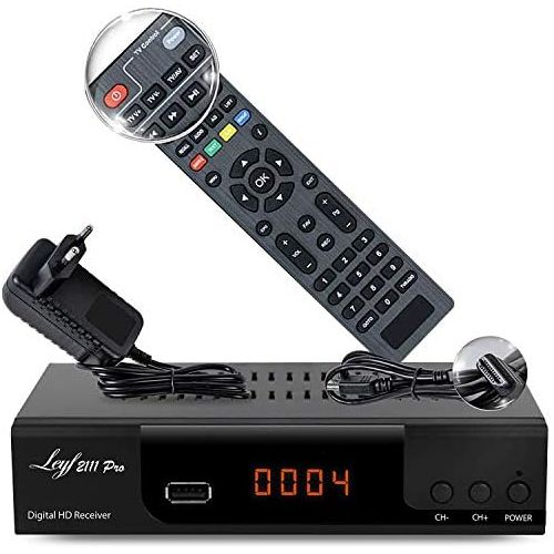  Hd-line Cable Receiver for Digital Cable TV DVB C (HDTV, DVB C / C2, DVB T/T2, HDMI, SCART, USB 2.0) + HDMI Cable (+ Intelligent Remote Control)