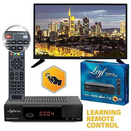  Hd-line Cable Receiver for Digital Cable TV DVB C (HDTV, DVB C / C2, DVB T/T2, HDMI, SCART, USB 2.0) + HDMI Cable (+ Intelligent Remote Control)