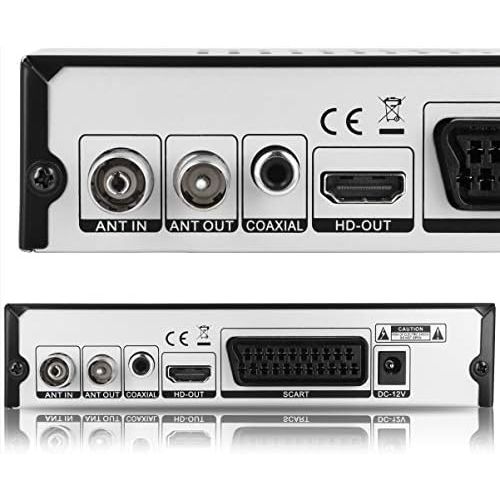  hd line Tempo 4000 DVB T2 Receiver HEVC/H.265 H.264 / MPEG2 MPEG4 / 1080i 1080p Standard (Full hd 1080P, HDMI, SCART, USB 2.0) Automatic installation Black