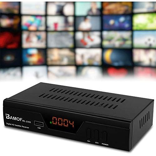  hd line Bamof 2305 Digital Satellite Satellite Receiver (HDTV, DVB S/S2, HDMI, SCART, 2x USB 2.0, Full hd 1080p) [Pre programmed for Astra Hotbird Tuerksat] [Energy Class A++]