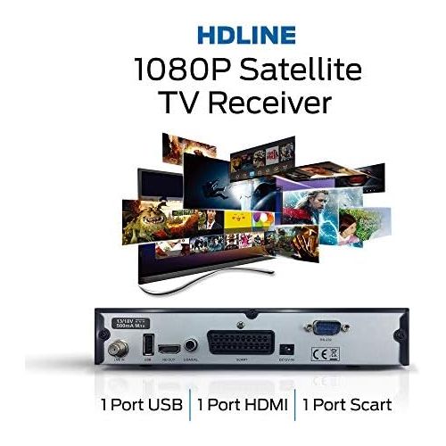  Hd-line Digital Satellite Receiver, HD, HDMI