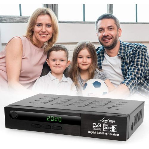  Hd-line Leyf Satellite Receiver PVR Recording Function Digital Satellite Receiver (HDTV, DVB S /DVB S2, HDMI, SCART, 2x USB, Full HD 1080p) [Pre Programmed for Astra, Hotbird and Tuerksat]