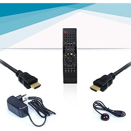  hd line Sat hd Digital Receiver (HDTV, DVB S/S2, Full hd 1080P) [HDMI, 2x USB 2.0, Pre programmed for Astra Hotbird Tuerksat]