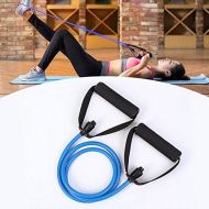 [아마존베스트]HeTaiDa Exercise Bands with Handles Fitness Bands 15-20 lb Stretch Expander for Pilates Strength Training and Fitness