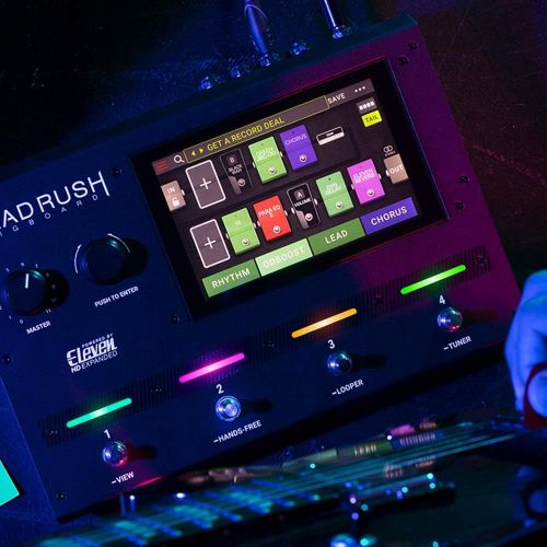  HeadRush Gigboard | Ultra-Portable Guitar FX and Amp Modelling Processor With Eleven HD Expanded DSP Software, 7-Inch Touchscreen, Built in Looper, IR Support and USB Audio Connect