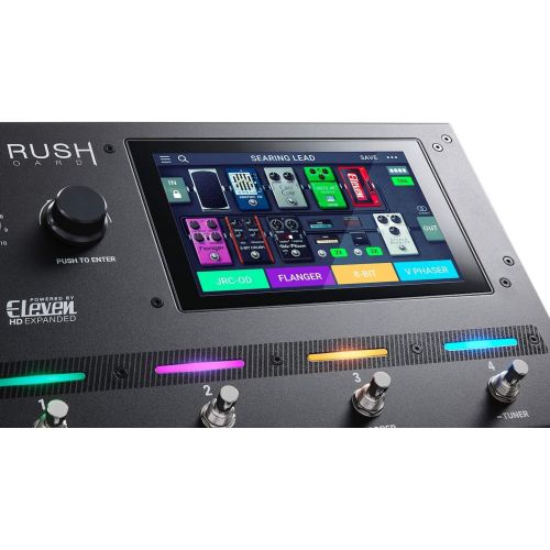  HeadRush Gigboard | Ultra-Portable Guitar FX and Amp Modelling Processor With Eleven HD Expanded DSP Software, 7-Inch Touchscreen, Built in Looper, IR Support and USB Audio Connect