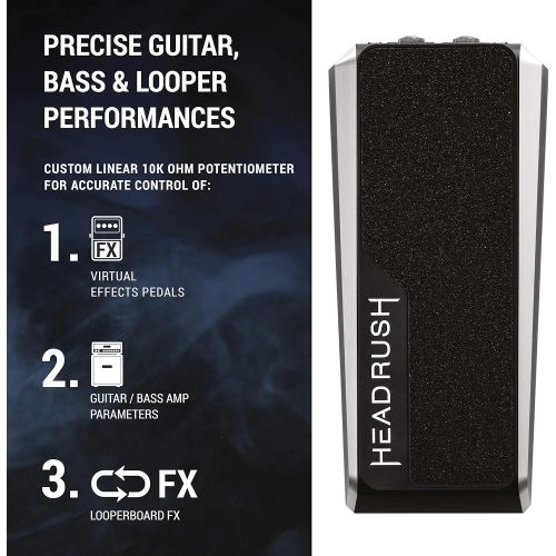  [아마존베스트]HeadRush Expression Pedal - Expression Pedal for Gigboard, Pedalboard and Looperboard with Springy Toe Switch