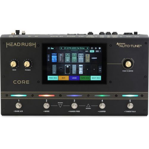  Headrush Core Guitar Multi-effect/Amp Modeler/Vocal Processor Unit and Expression Pedal Bundle