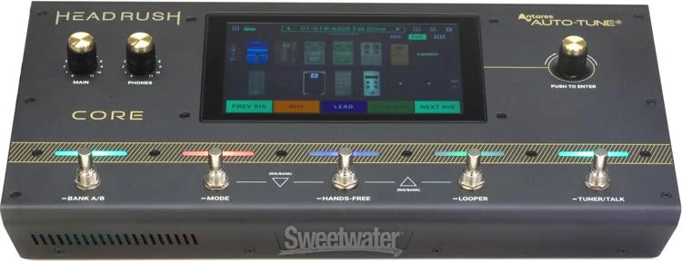  Headrush Core Guitar Multi-effect/Amp Modeler/Vocal Processor Unit Demo