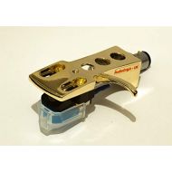 AudioOrigin Gold plated Headshell, mount with cartridge and stylus, needle for Stanton STR8-60, T.90, T120C, STR8-30, - MADE IN ENGLAND