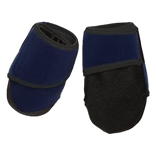  Healers Medical Dog Boots and Gauze Bandages, Box Set of 2 Boots with 2 Gauze Pads, Blue